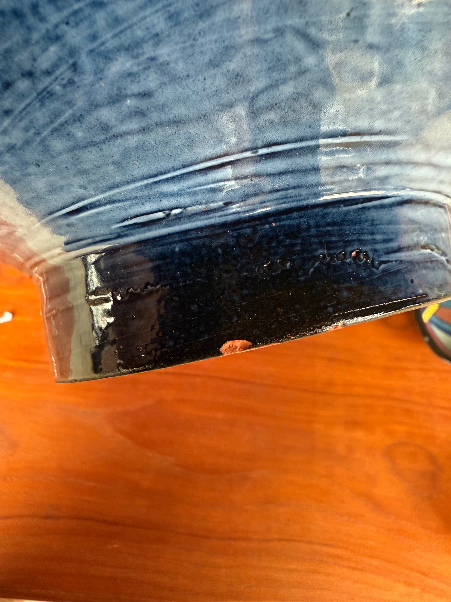 Taylor Ceramics Colorful Pottery Bowl Signed 92