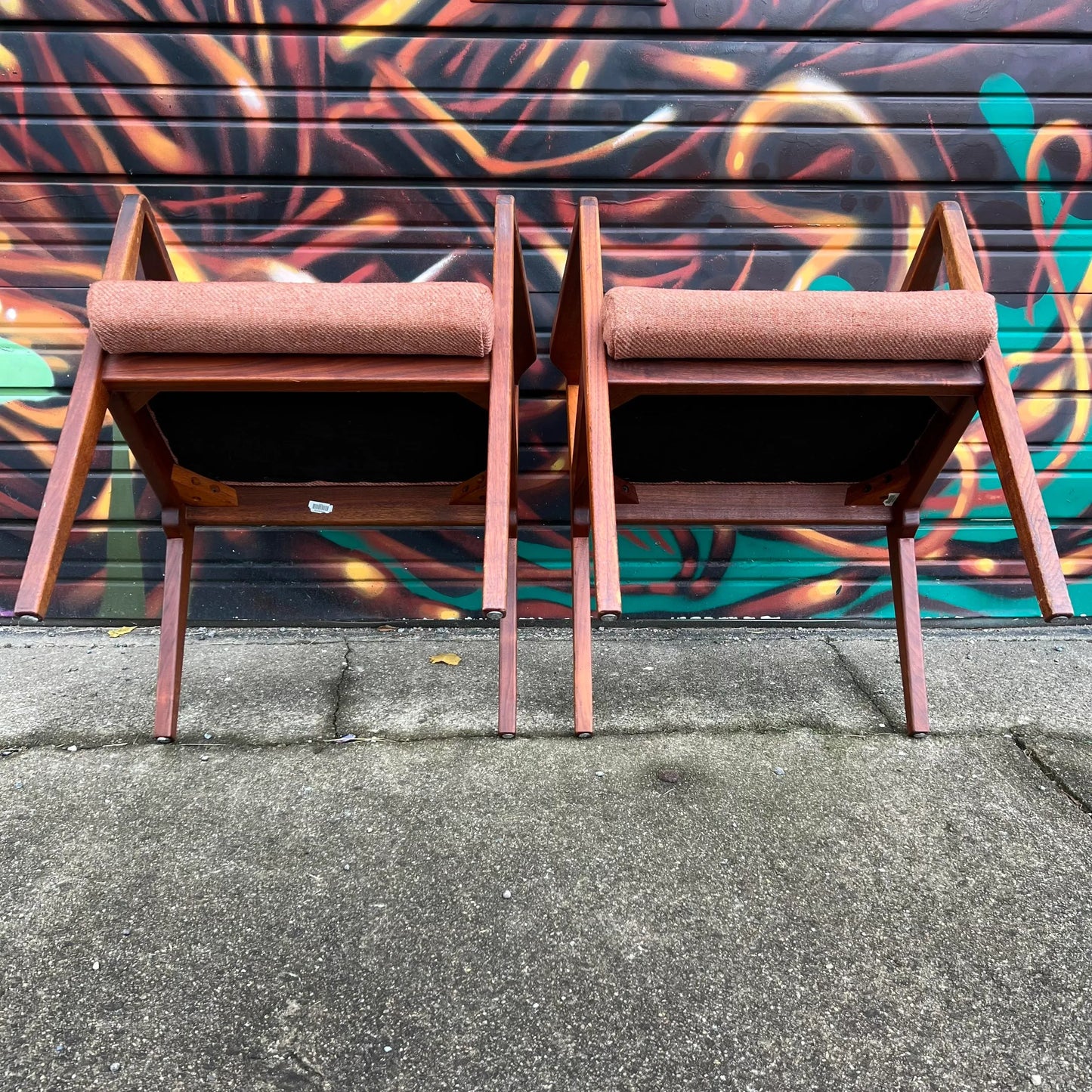 Pair of Jens Risom Arm Chairs