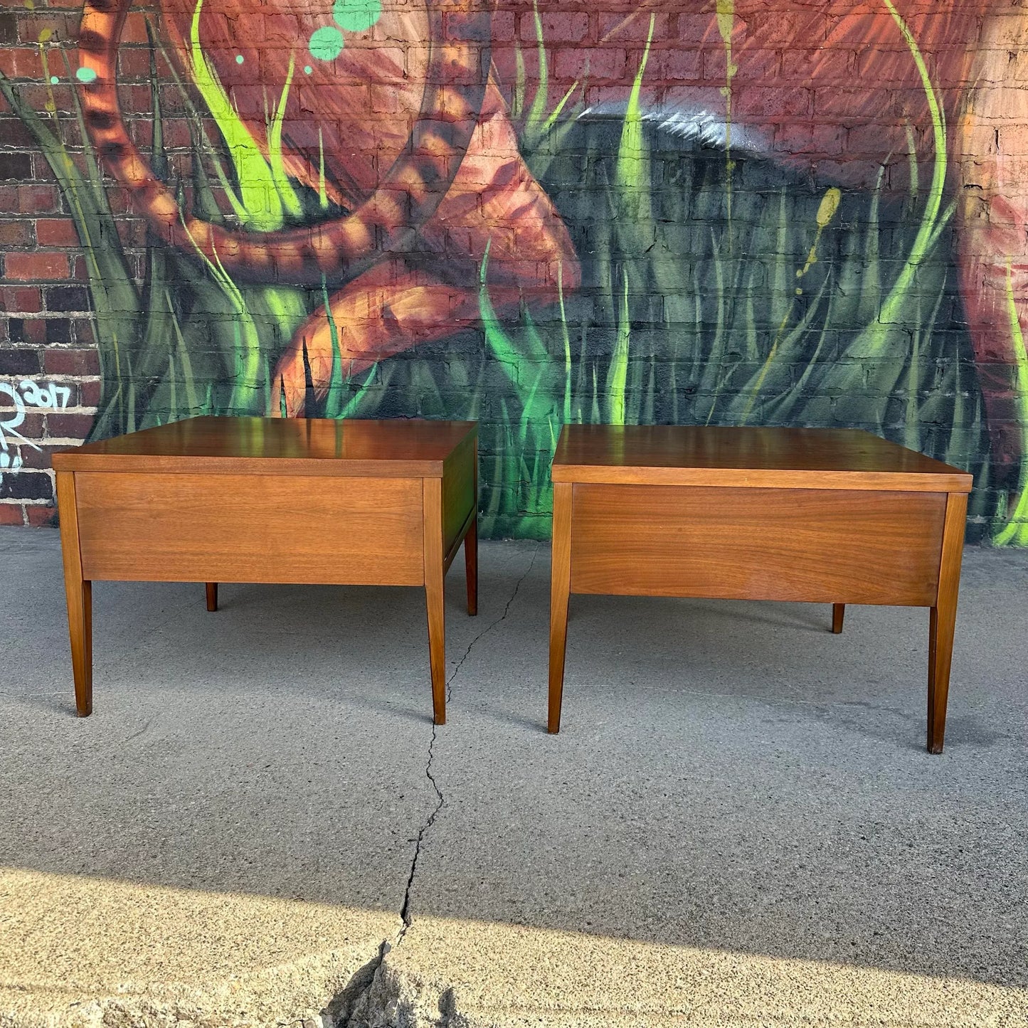 Pair of Paul McCobb for Lane Furniture Company “bowtie” Side Tables