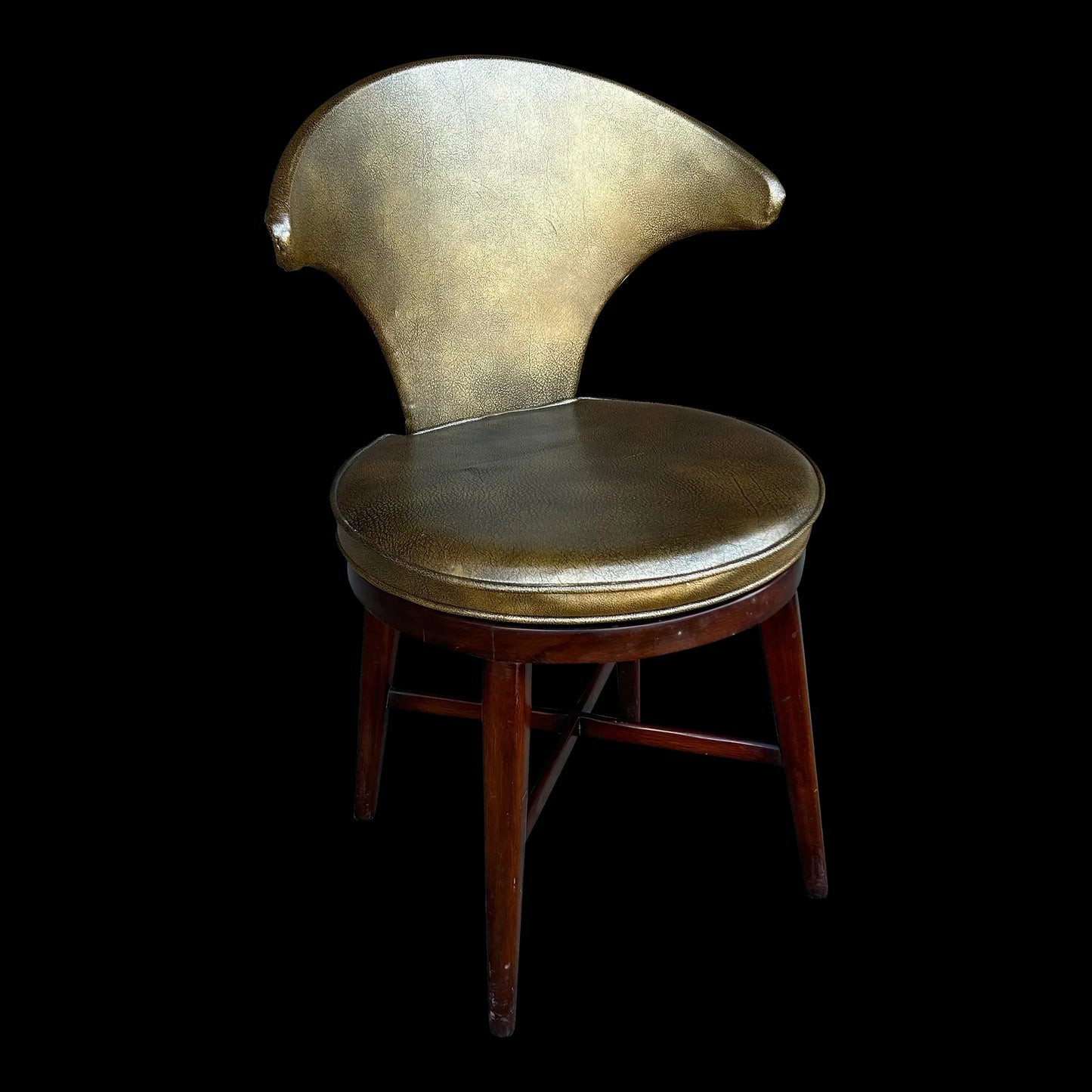 Mid Century Modern Swivel Chair Vanity Dunbar Style