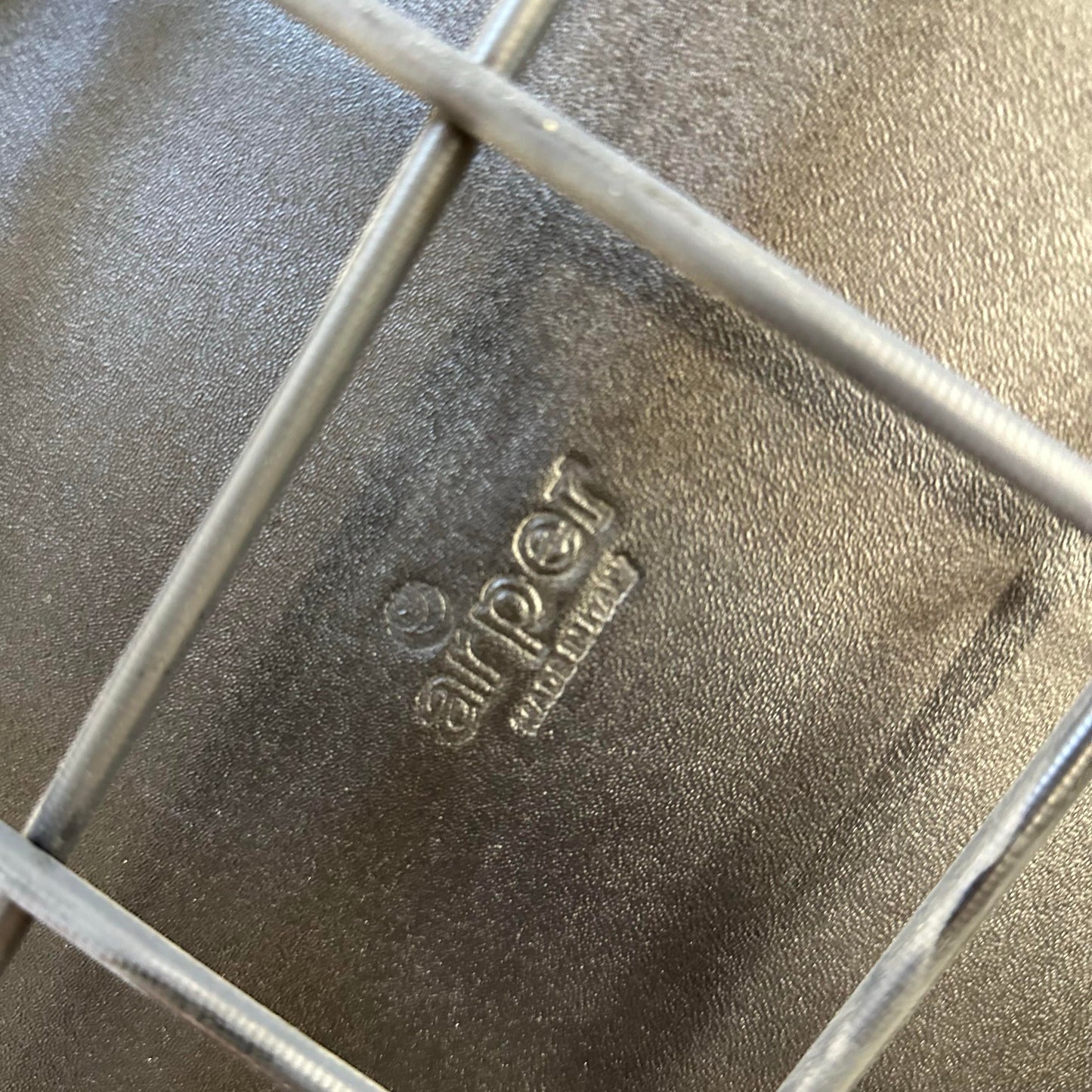 Maroon Leather and Chrome Italian Designed Chair by Arper.