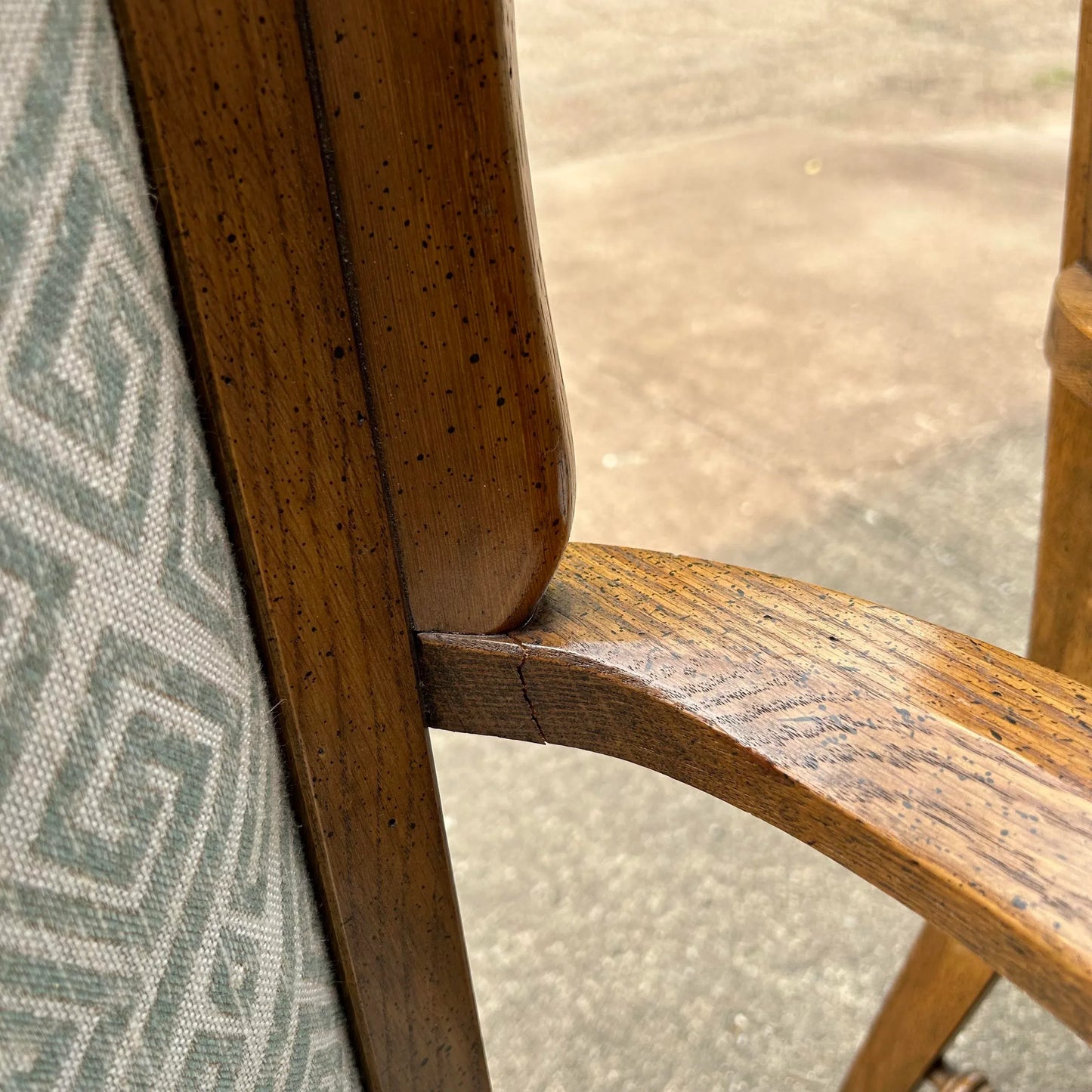 Pair of Classic Antique Wing Style Arm Chairs Recovered
