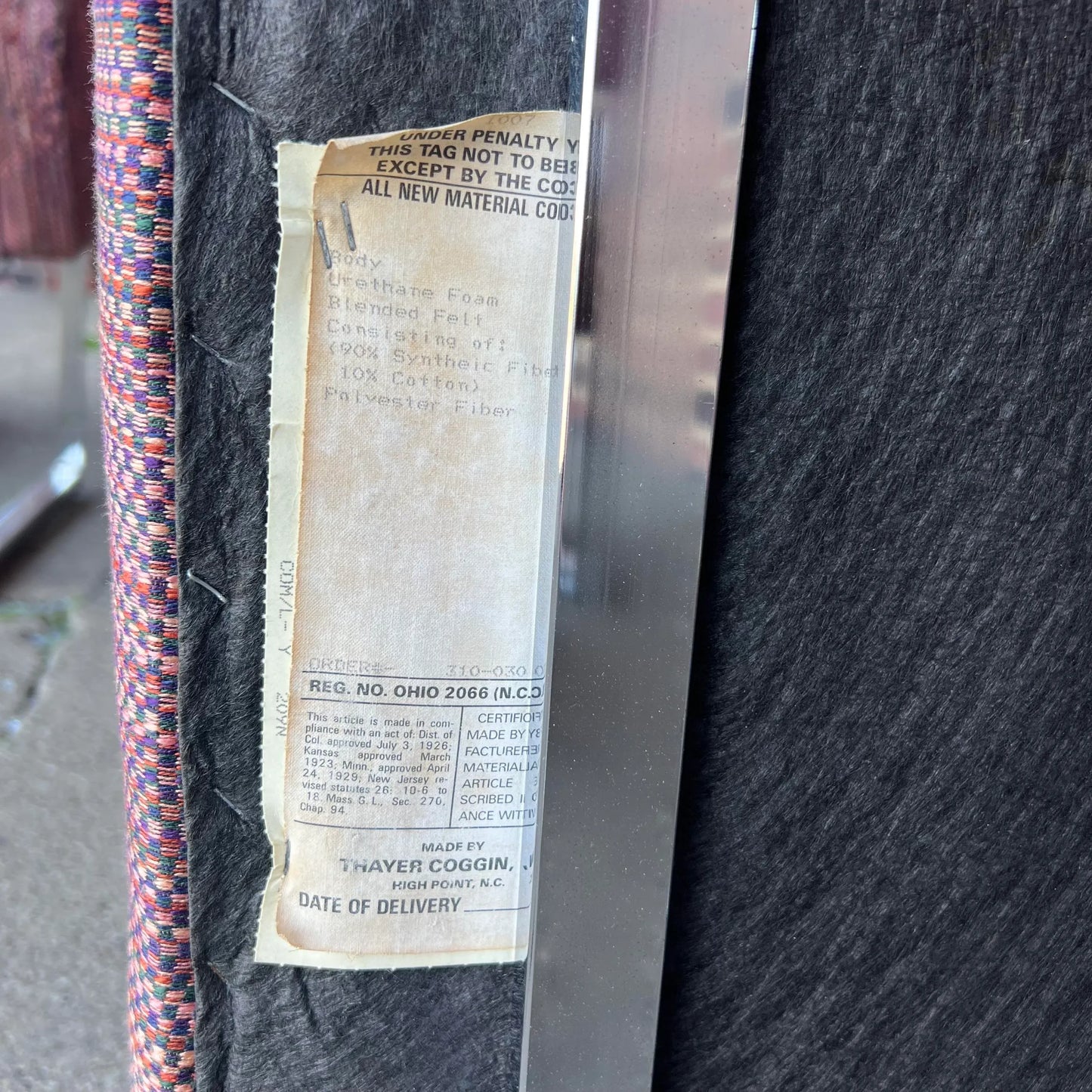 Set of 6 Thayer Coggin Chrome Dining Chairs on Hidden Wheels