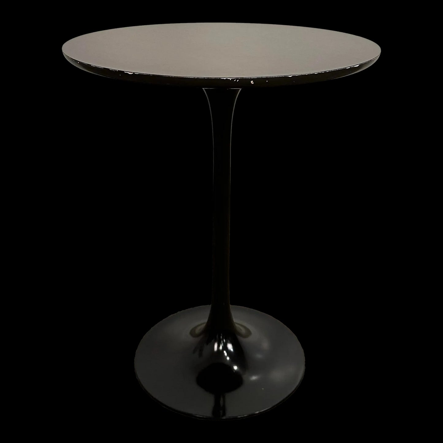 Mid Century Modern Burke Round Tulip Bistro Table