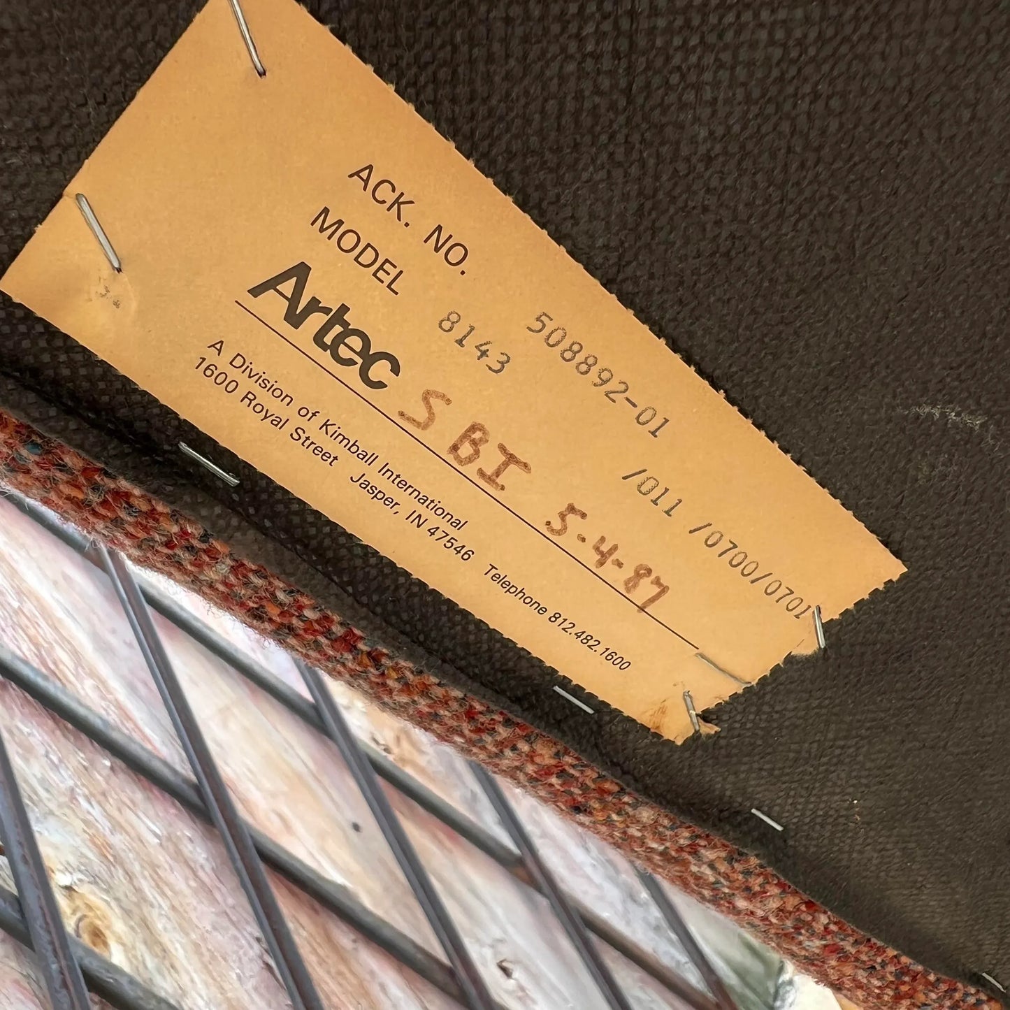 Set of 3 Mid Century Modern Artec Office Chairs