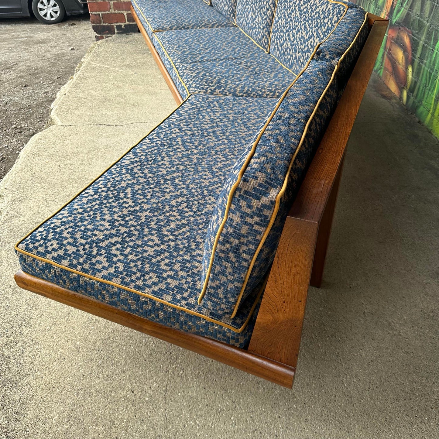 Studio Made Rosewood Sofa by Walter Klaus