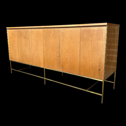 Paul McCobb for Calvin Credenza With Brass Base