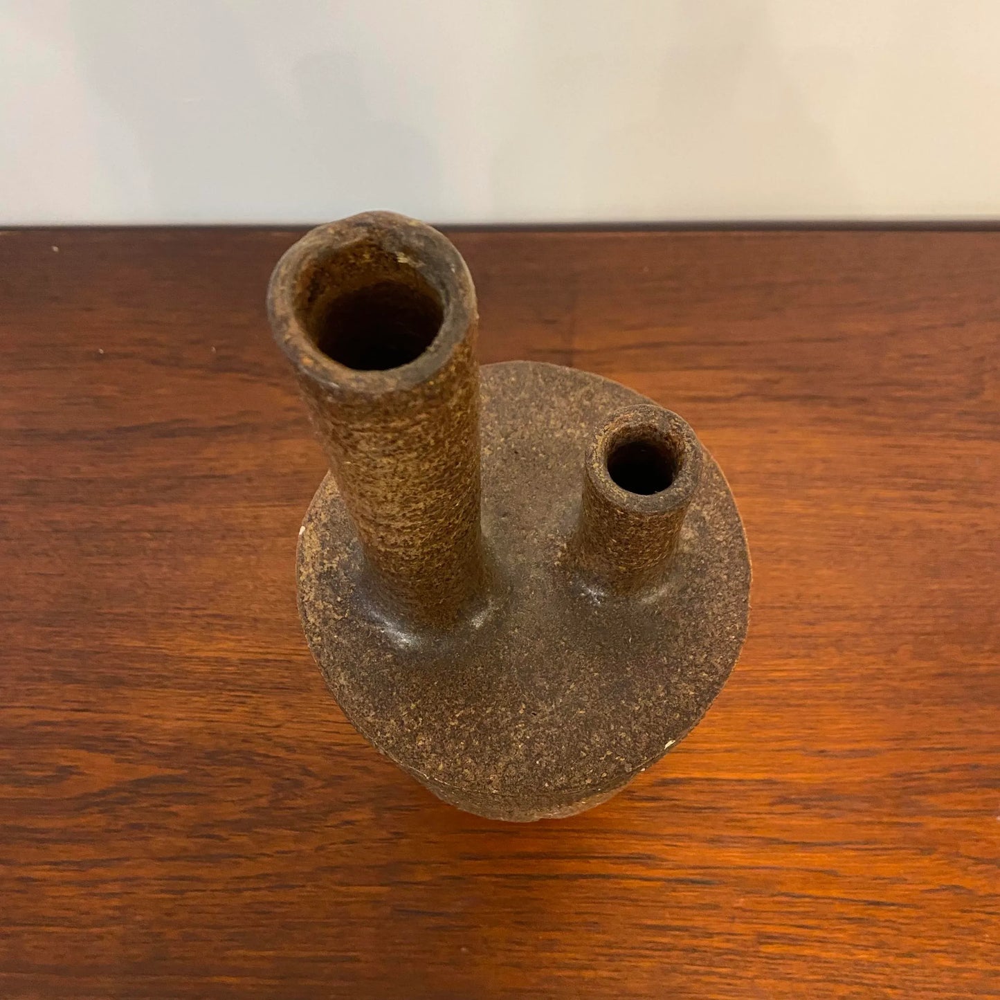 Mid Century Modern Ceramic Pottery Ikebana Flower Arrangement