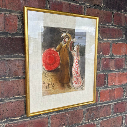 Marc Chagall "Meeting of Ruth and Boaz" Oringal Lithography