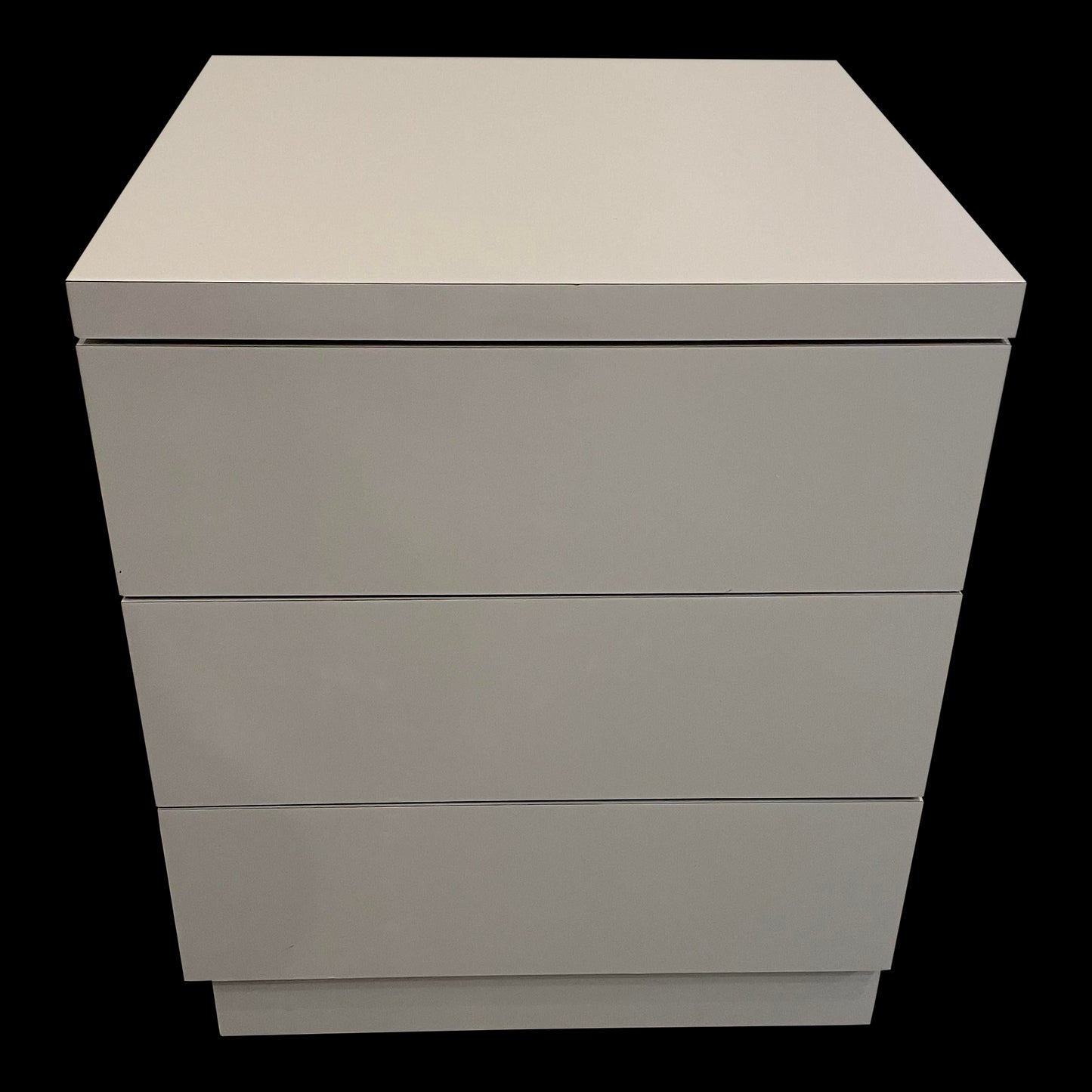1980s Grey Cabinet 3 Drawer Dresser