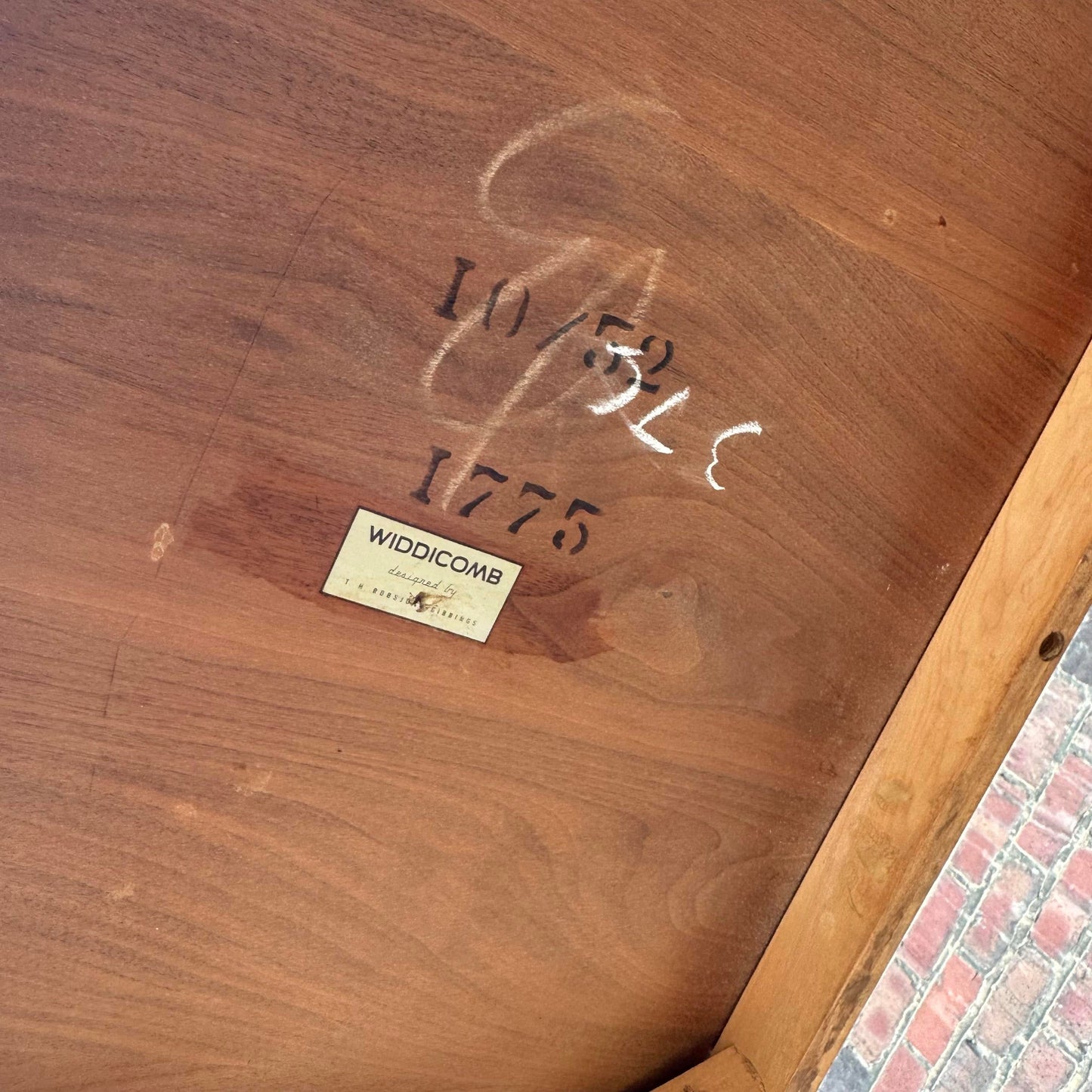 t.h. Robsjohn Gibbings for Widdicomb Side Table