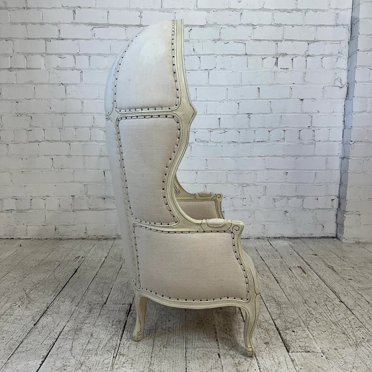 Contemporary Child Size Versailles Canopy Chair Restoration Hardware