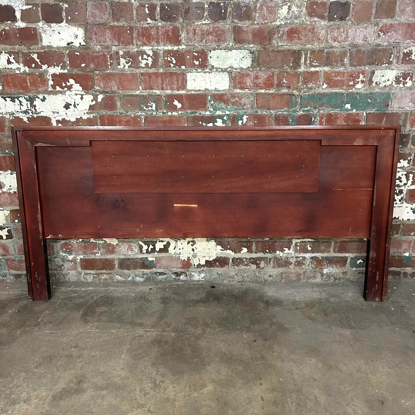 Mid Century Modern Mahogany King Size Headboard