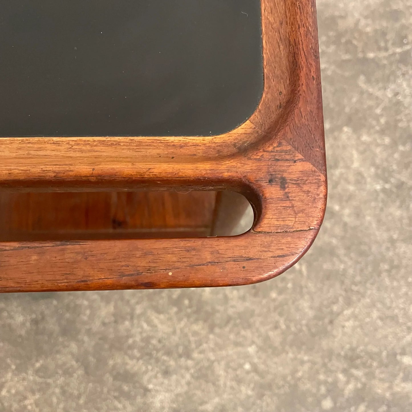 Ludwig Pontoppidan Danish Teak Bar Cart Danish Modern