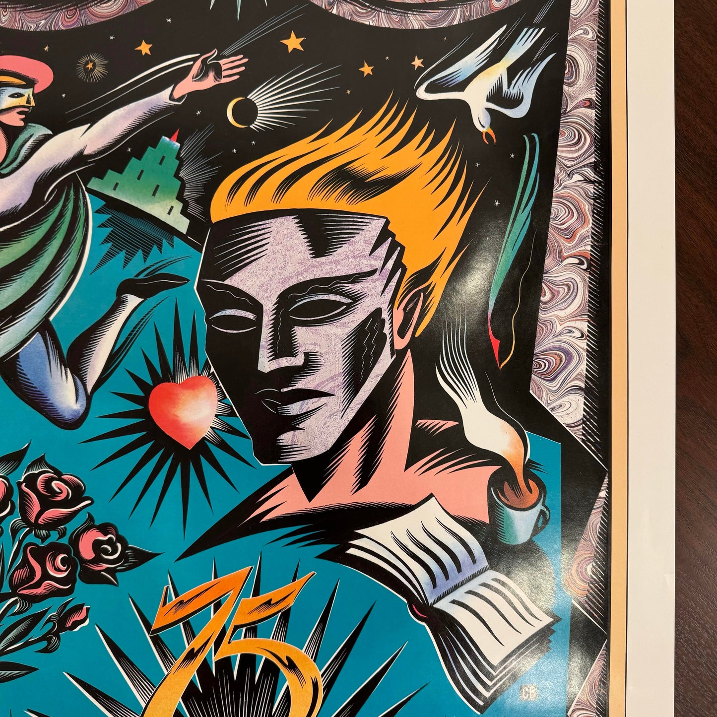 Cleveland Playhouse Theatre 1990-1991 Season Poster Art Deco 90’s