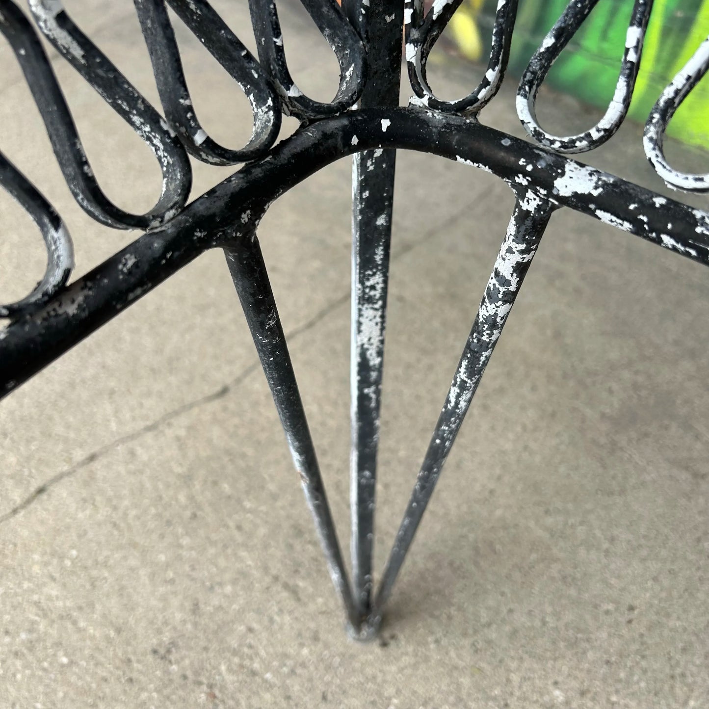 Mid 20th Century Maurizo Tempestini Ribbon Outdoor Dining Table Base, Attributed