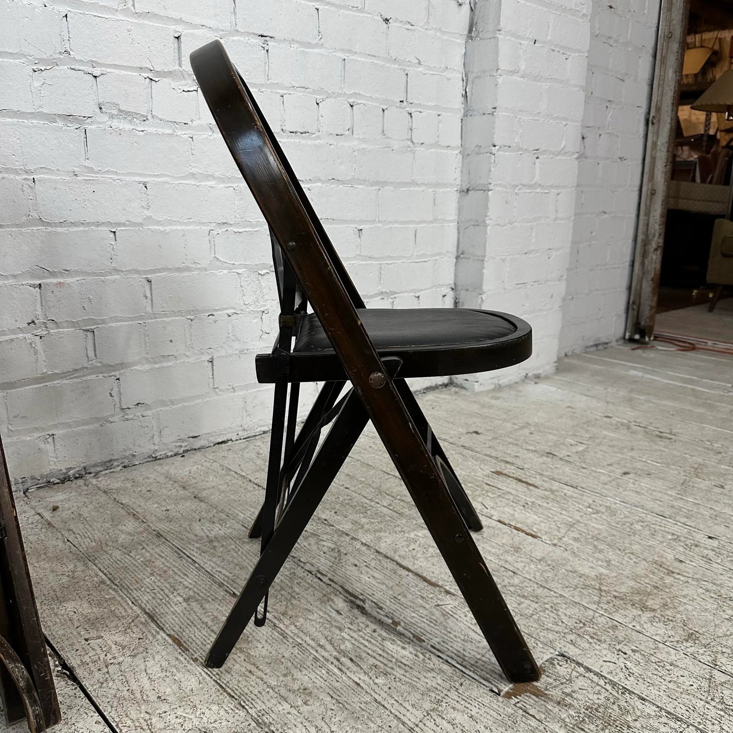 Louis Rastetter and Sons Wooden Folding Chair