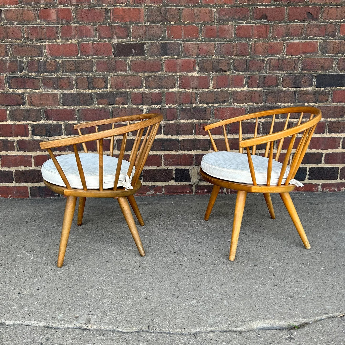 Pair of Yngve Ekstrom Arka Lounge Chairs