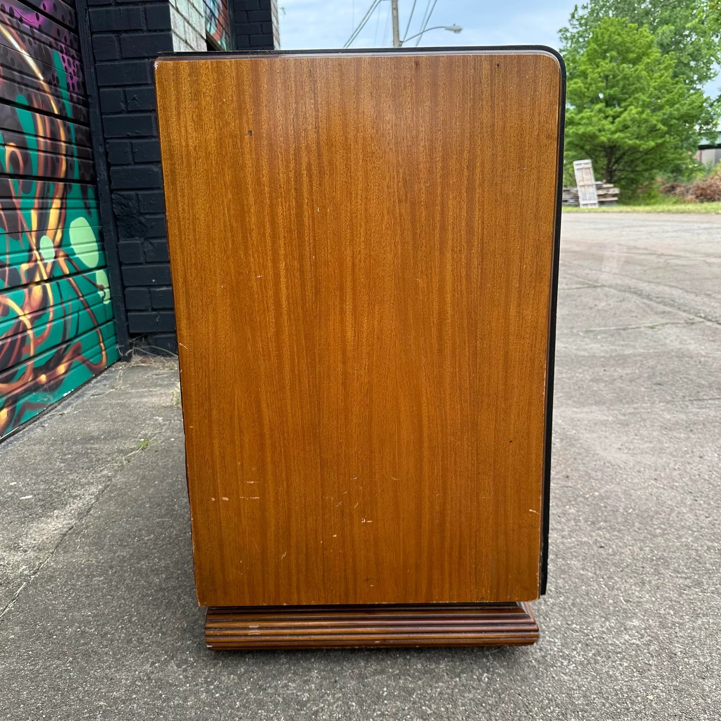 Art Deco Rosewood Waterfall Edge Chest of Drawers