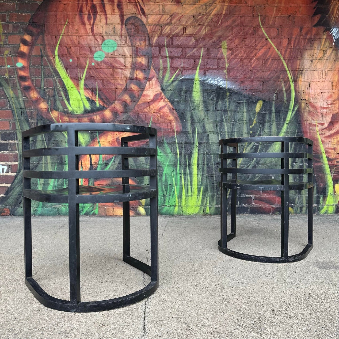 MCM Pair of Richard Meier for Knoll Armchair Model #810a