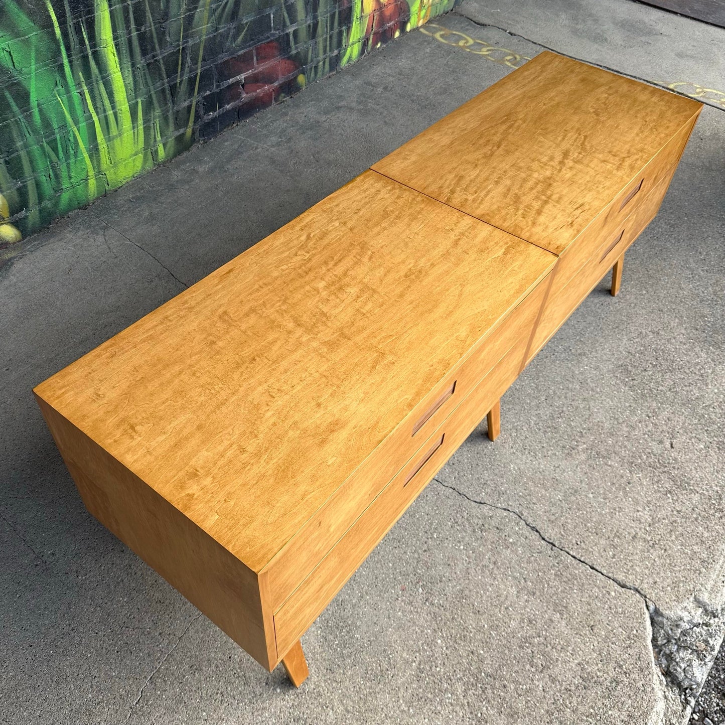 Mid Century Modern Clifford Pascoe Low Cabinet Dresser