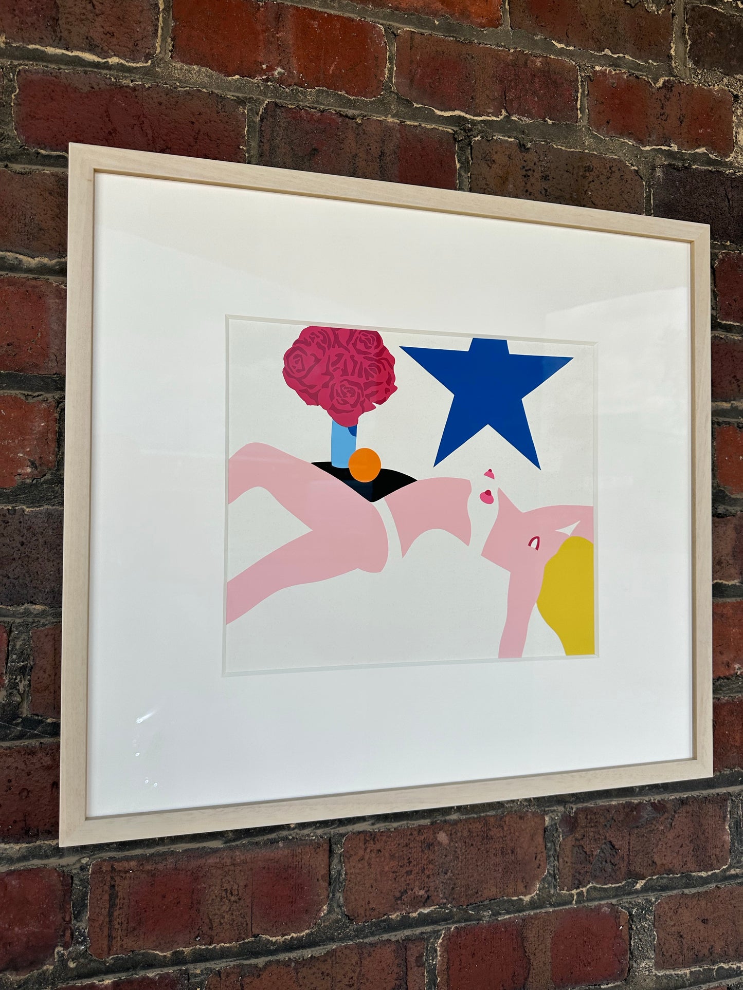 Tom Wesselmann Nude Screen Print 1968 Expertly Framed