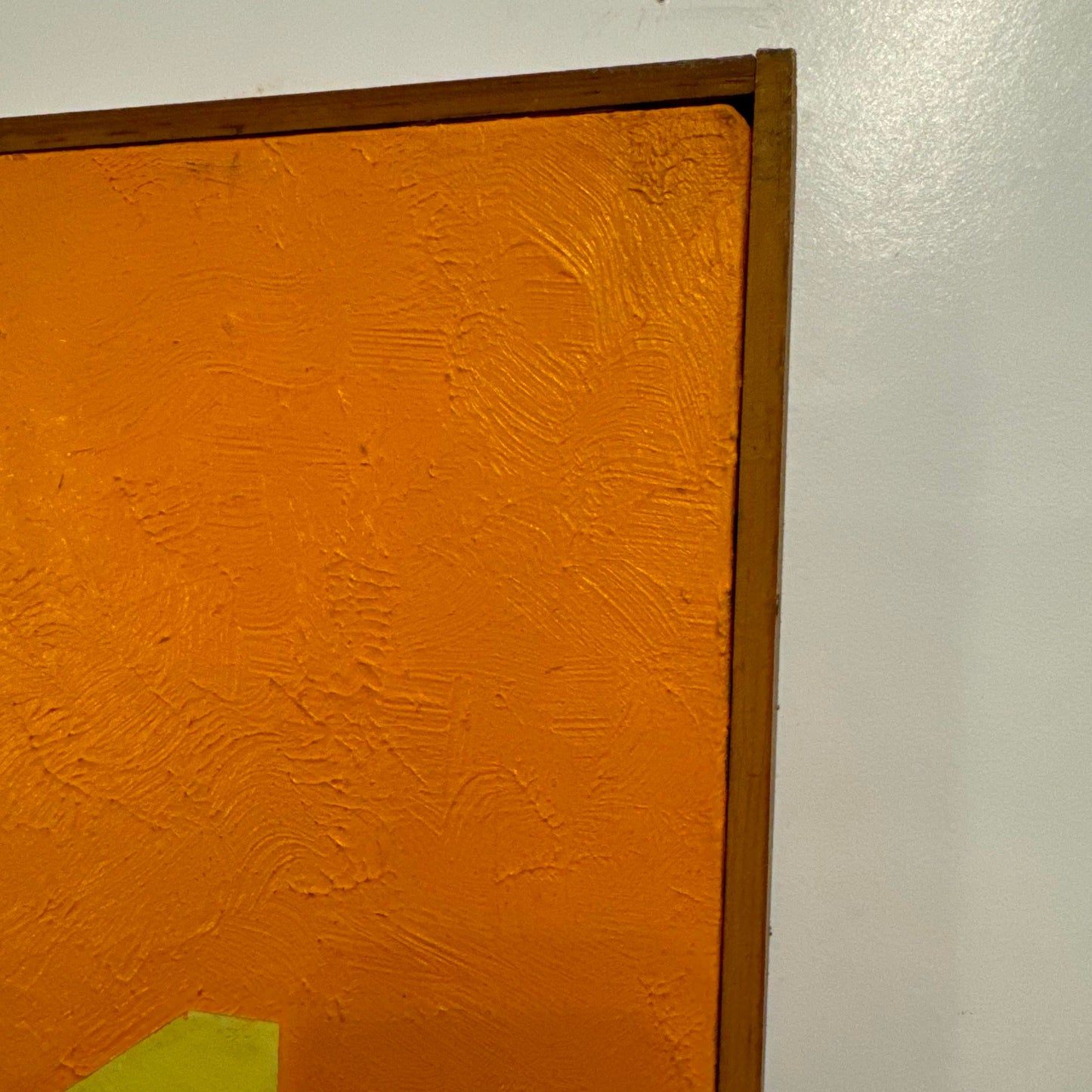 Modern Abstract Color Blocked Art Painting From the Mid Century