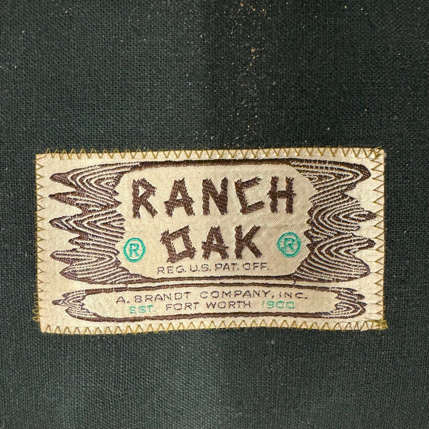 Pair of Ranch Oak Lounge Chairs Reupholstered in Plaid From Pindler