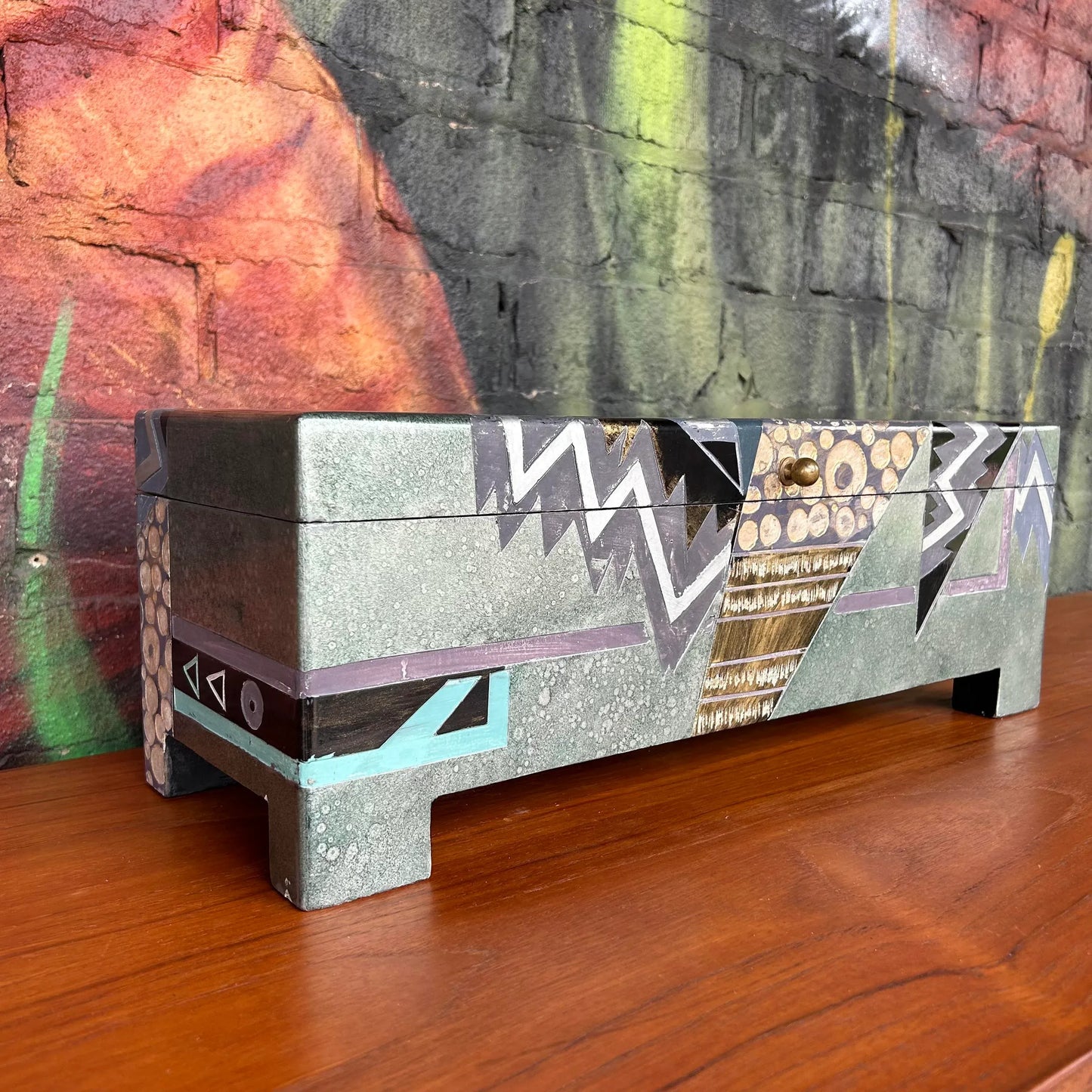 Post Modern Keepsake Box Possibly by Maitland Smith