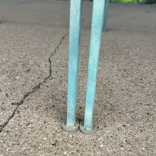 Mid 20th Century Maurizio Tempestini Iron “Ribbon” Outdoor Patio 3-Piece Sofa for John Salterini, Attributed