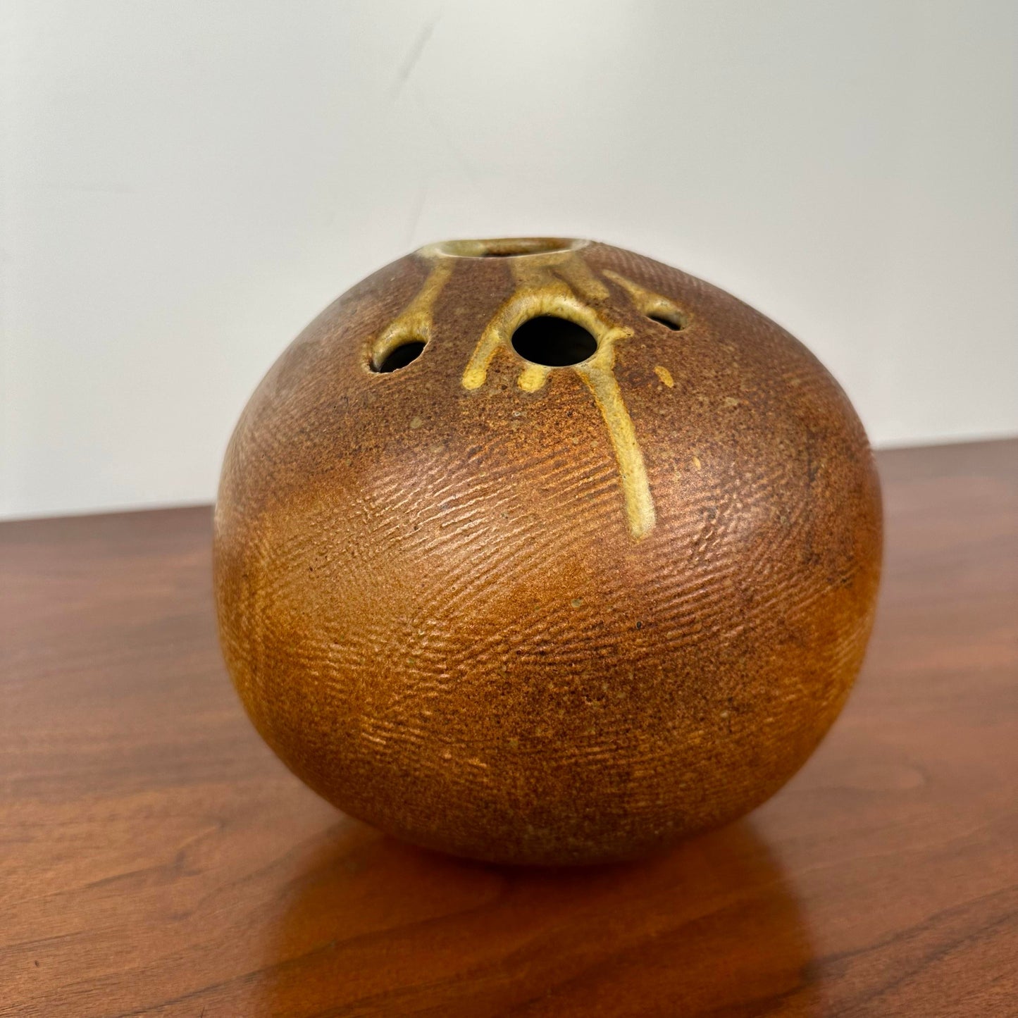 Tom McMillin Textured Ceramic Vase