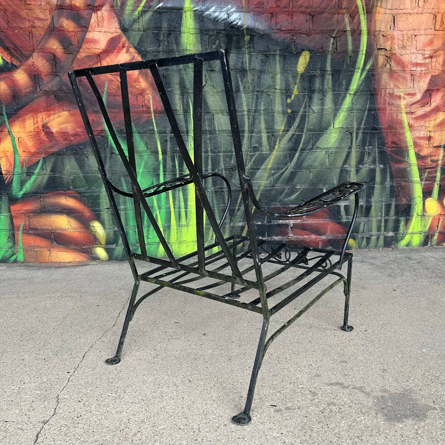 Mid 20th Century Salterini Iron Patio Chair, Attributed