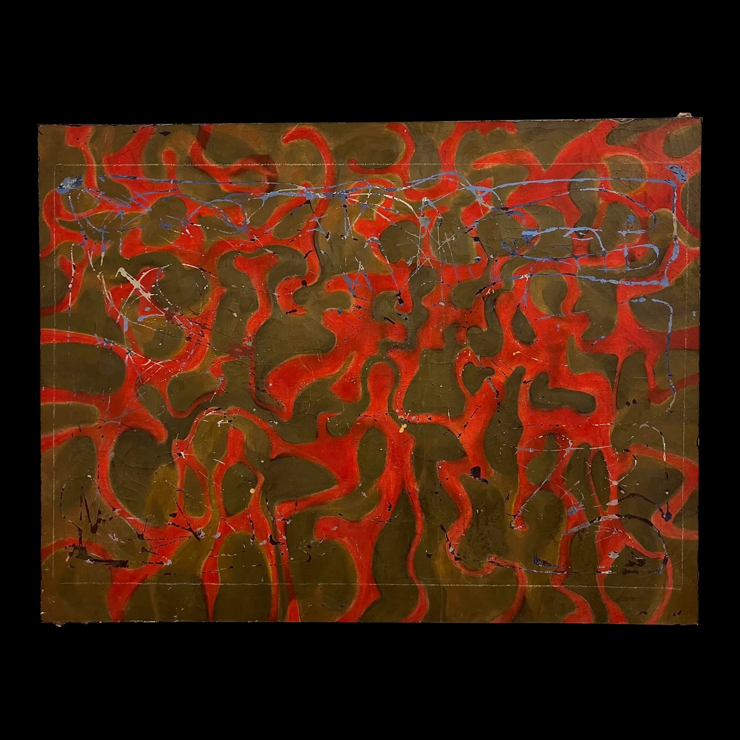 Mid 20th Century Large Abstract Painting