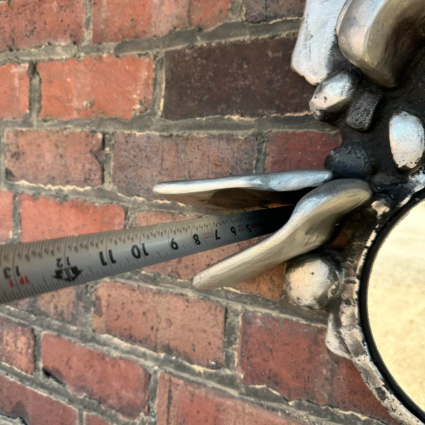 Don Drumm Aluminum Abstract Wall Mirror