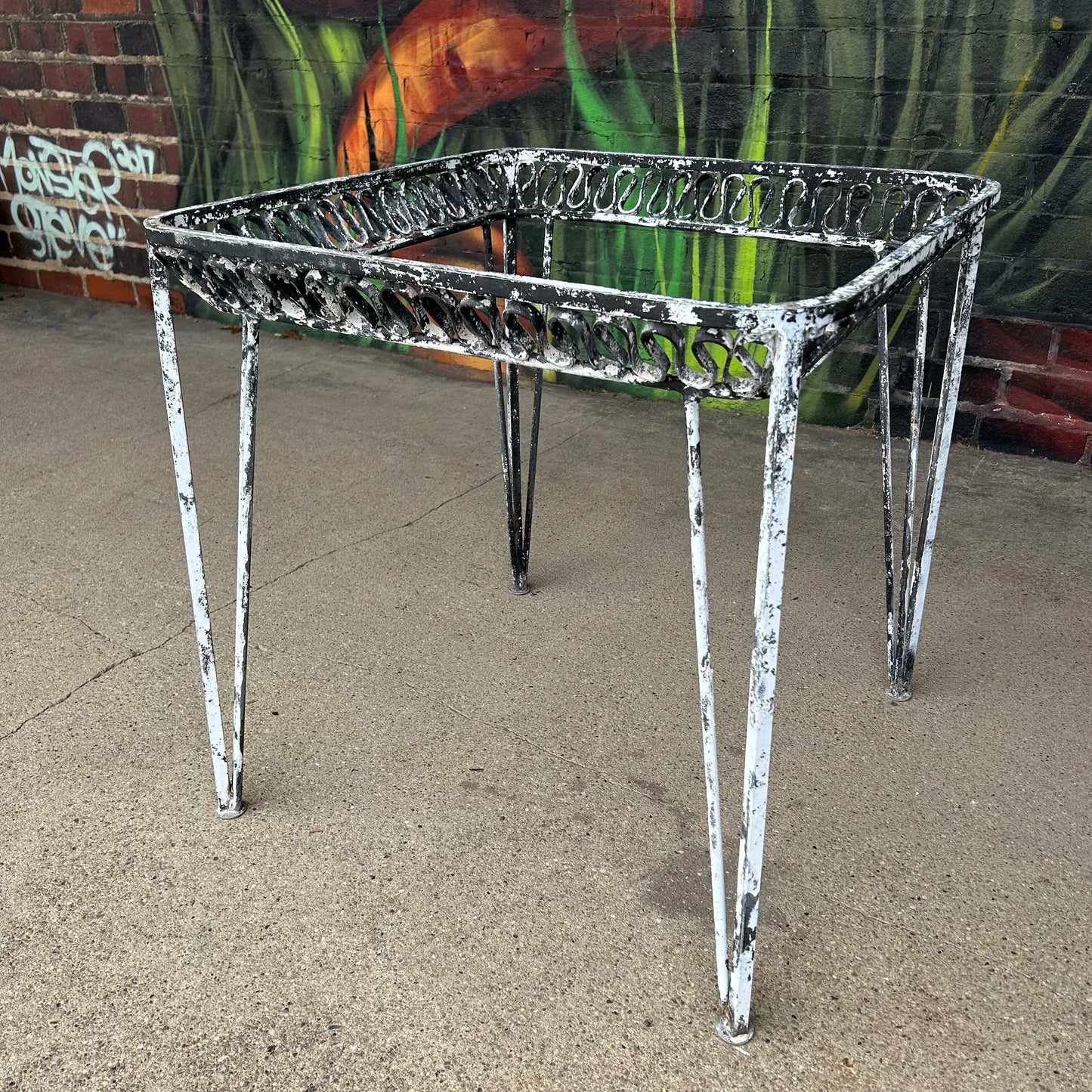 Mid 20th Century Maurizo Tempestini Ribbon Outdoor Dining Table Base, Attributed