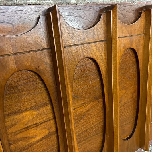 Brutalist Tabago Full Headboard With Mirrors.