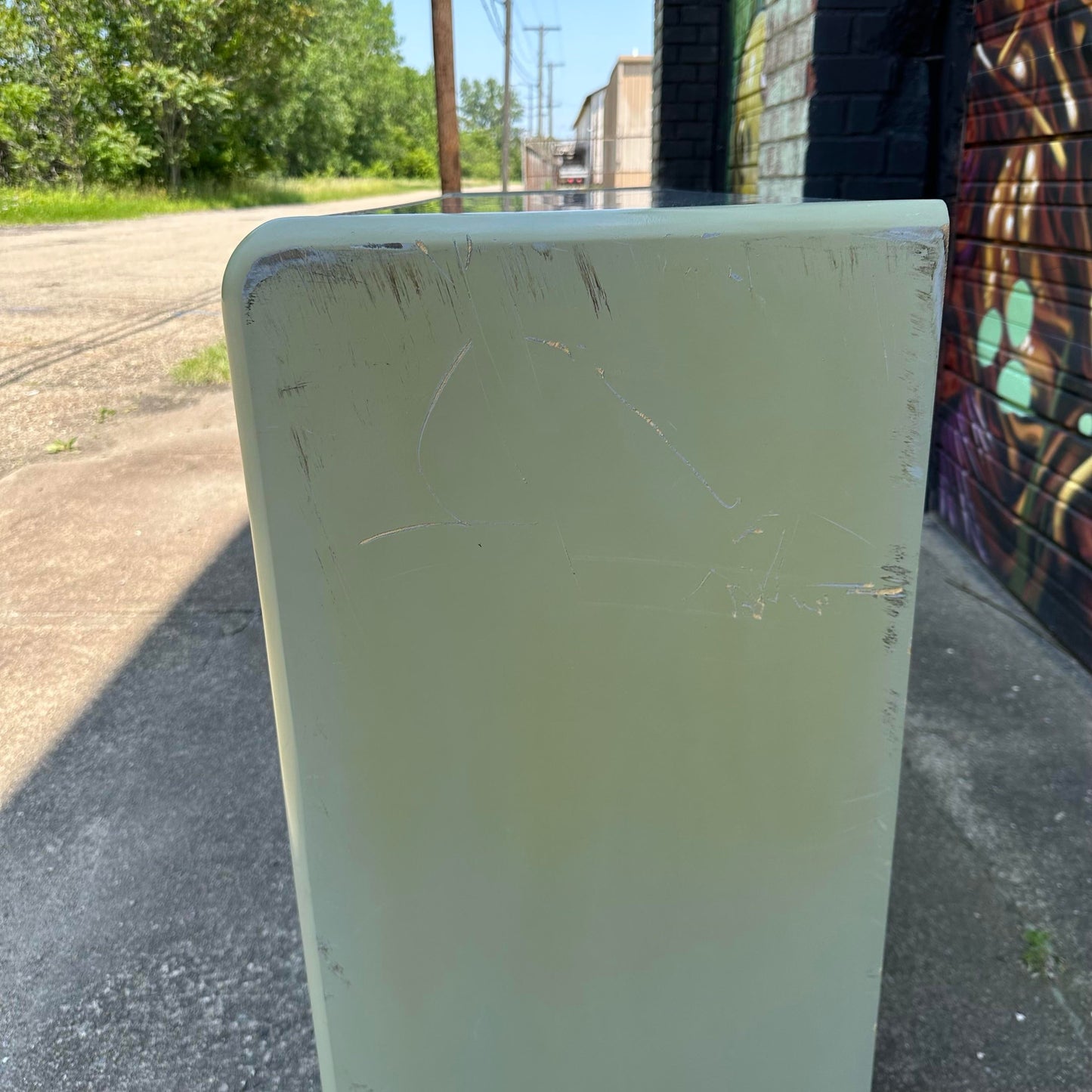 Lane Postmodern 1980s Console Table Sideboard