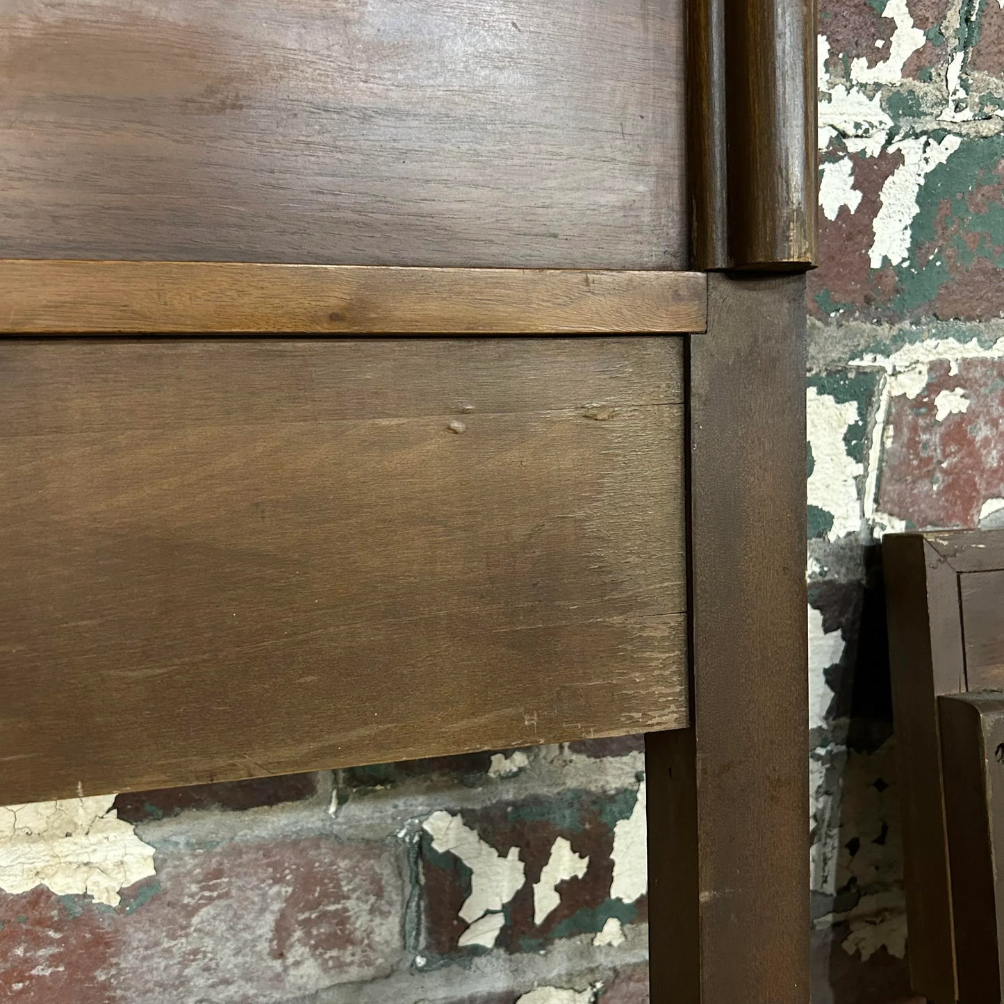 Mid Century Modern Full Size Headboard and Footboard