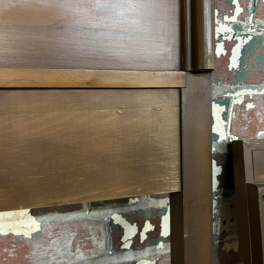 Mid Century Modern Full Size Headboard and Footboard