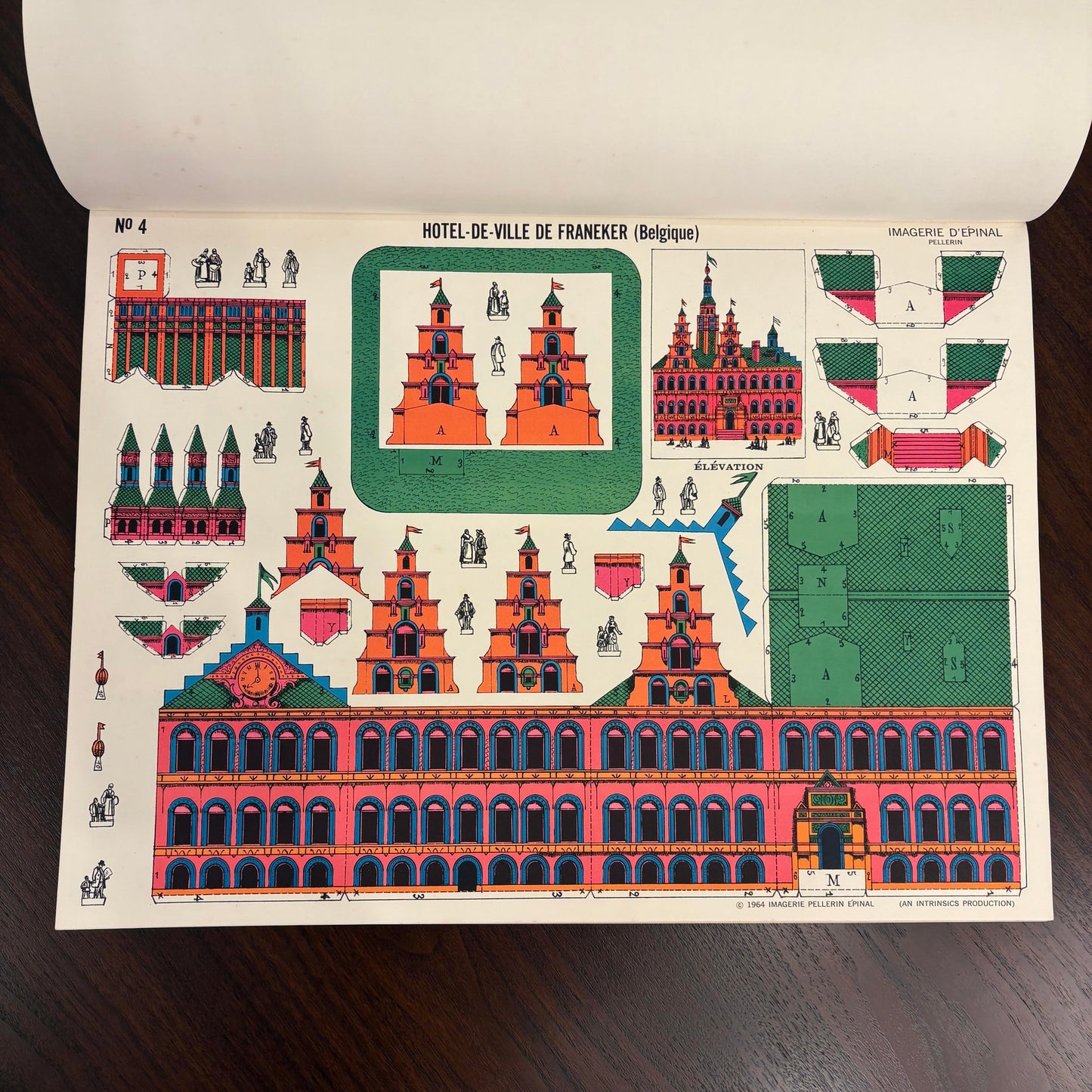 Complete Set of Calendrier Imagerie Pellerin Épinal Constructions