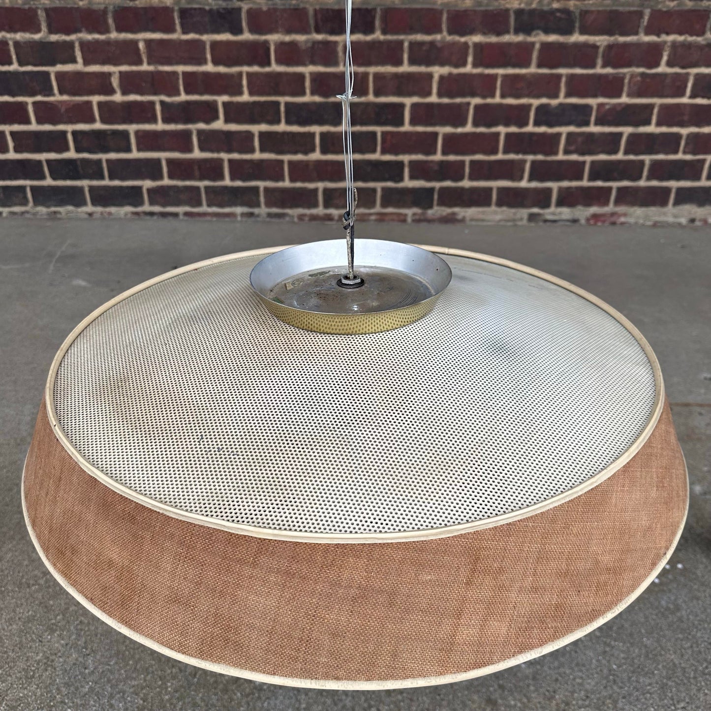 Mid Century Modern Chandelier Hanging Lamp by Gerald Thurston for Lightolier 2