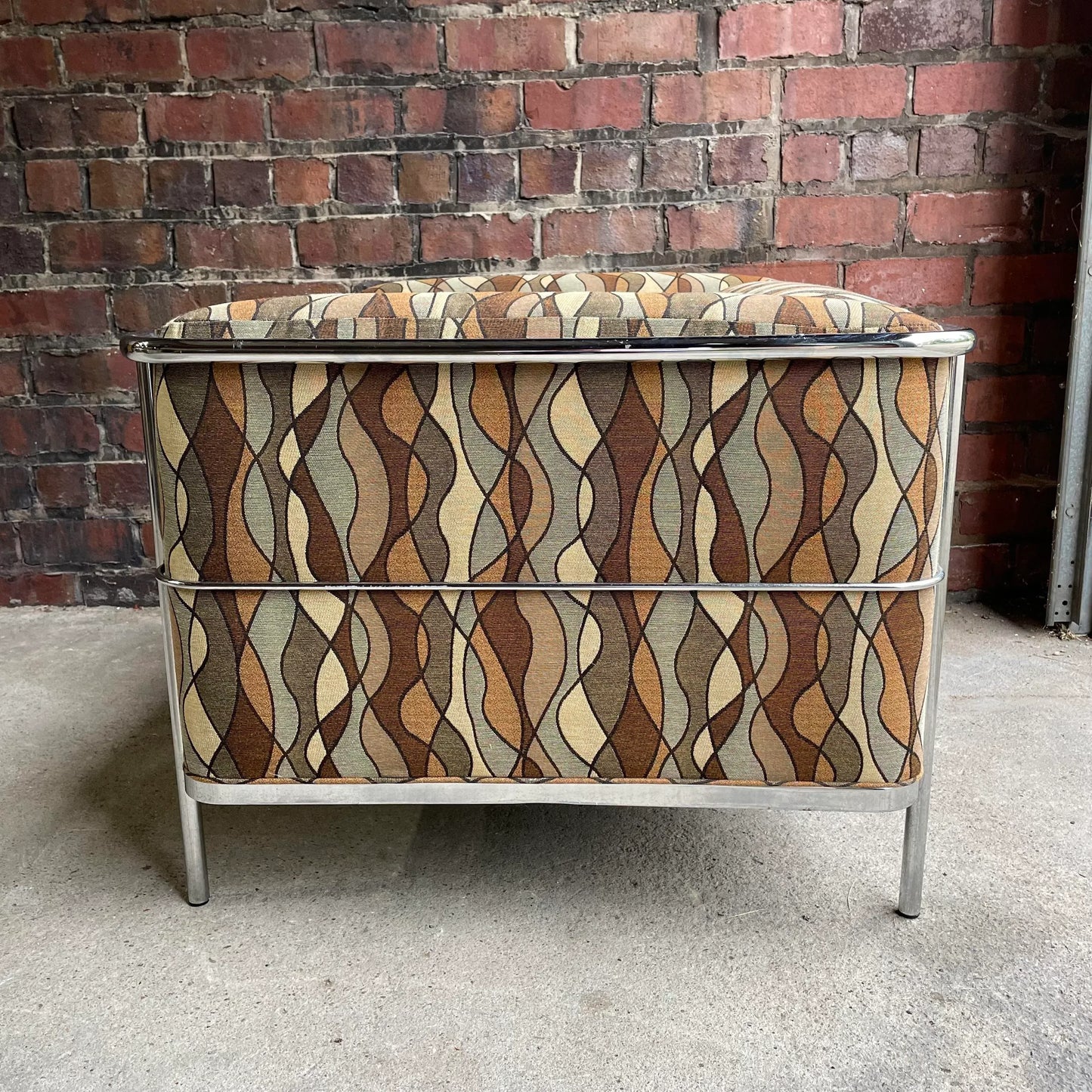 Corbusier Style Club Chair by Jack Cartwright 1970’s American Midcentury