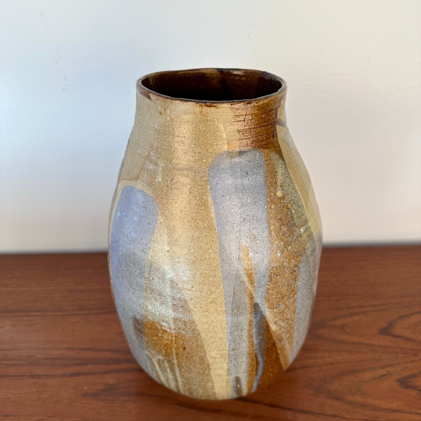 Studio Made Glazed Ceramic Vessel Signed