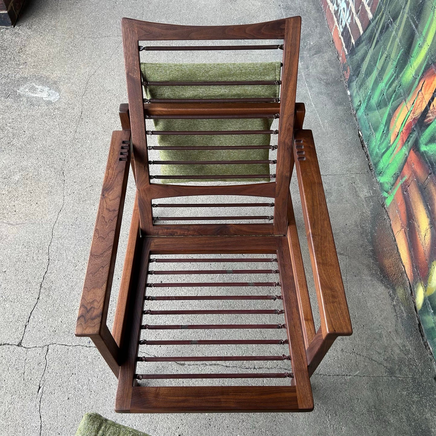 1969 Studio Made Arden Riddle Lounge Chair and Ottoman