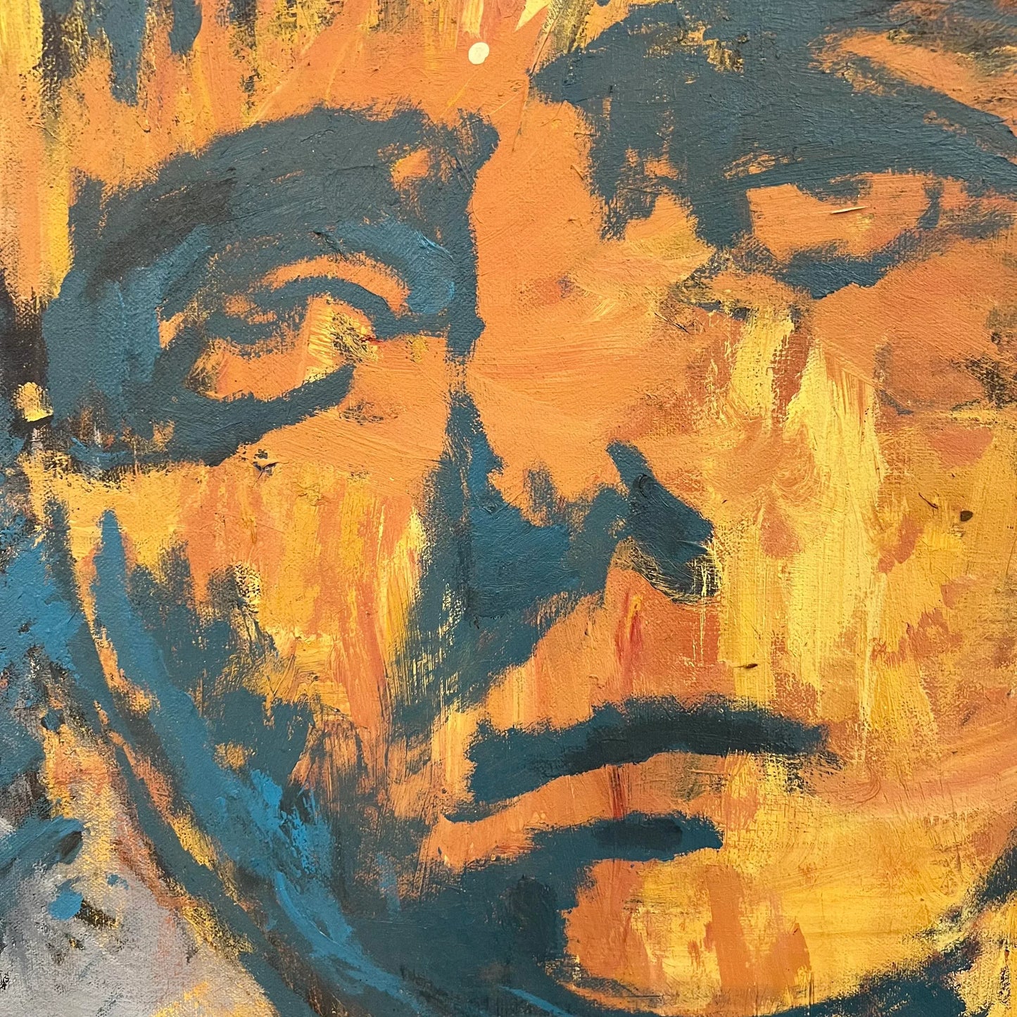 Abstract Face Portrait Painting