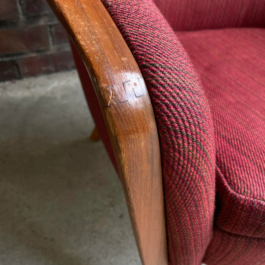 Norwegian Modern Mid Century Teakwood Armchair