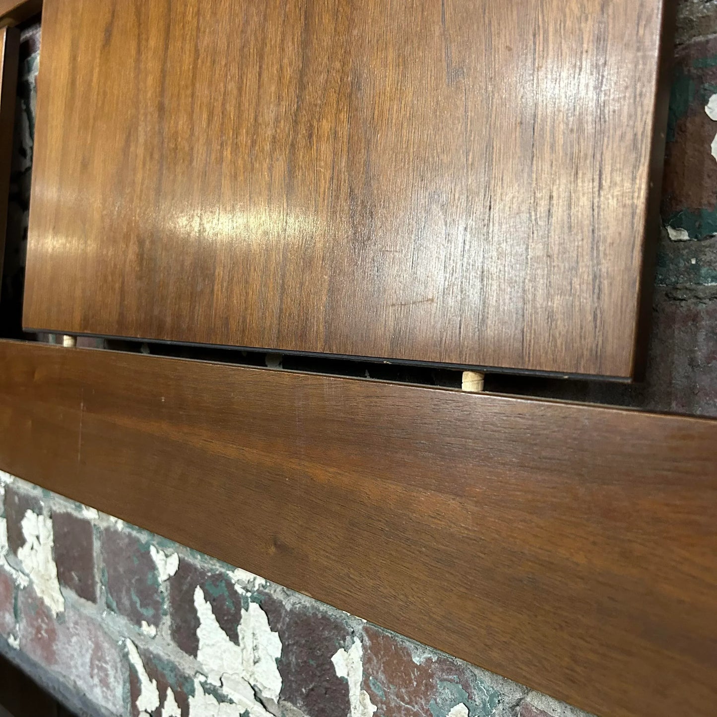 Mid Century Modern King Size Headboard in the Style of Paul McCobb