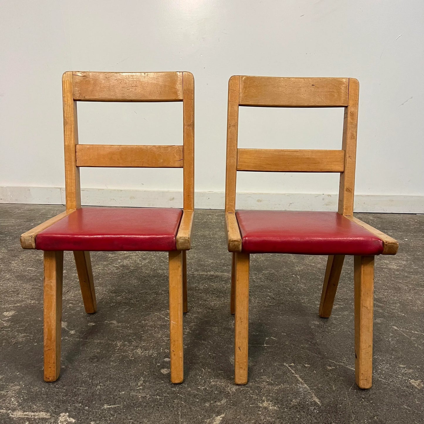 Pair of Jens Risom Style Children’s Chairs