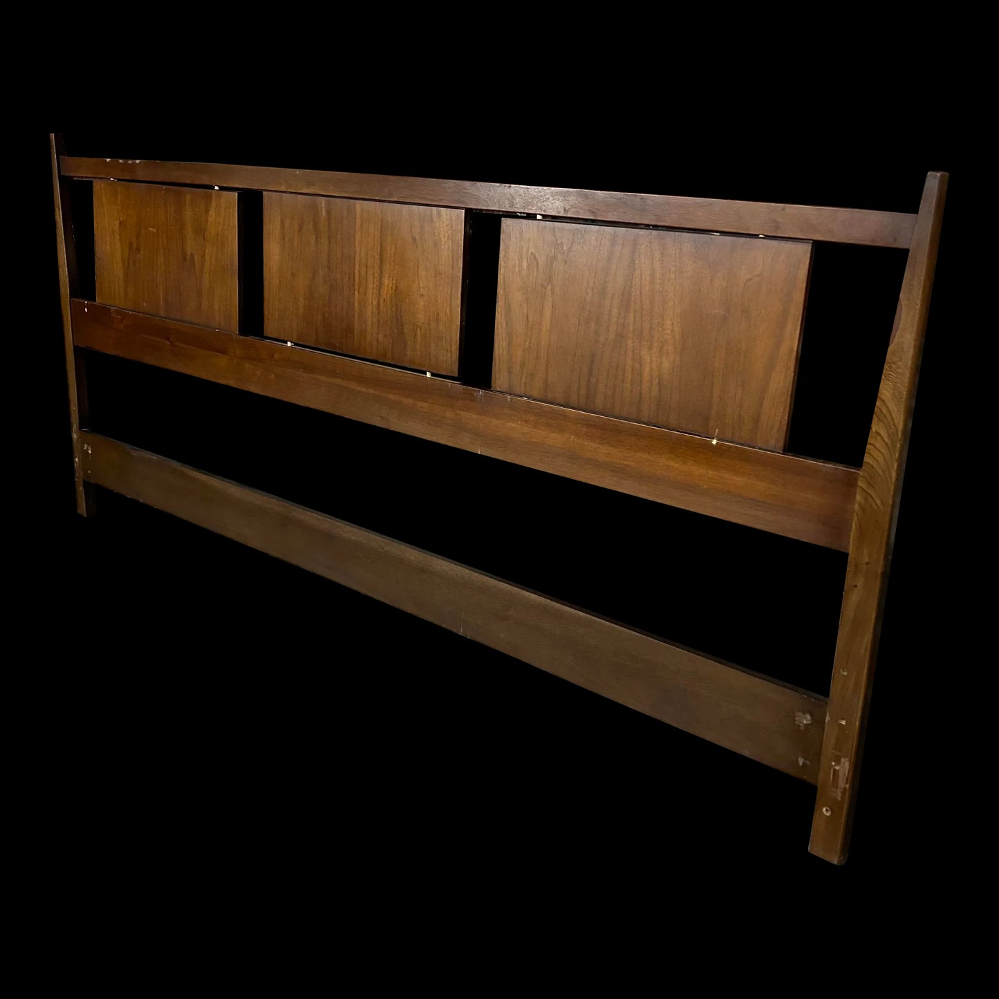 Mid Century Modern King Size Headboard in the Style of Paul McCobb