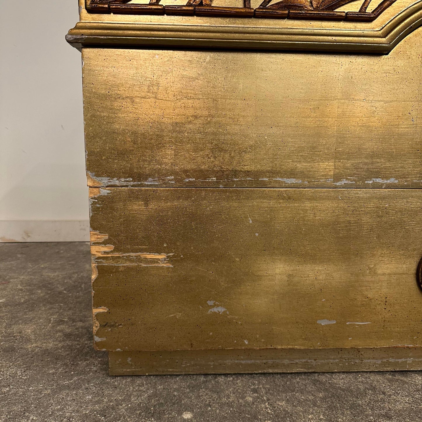 James Mont 2 Piece Bamboo Dresser